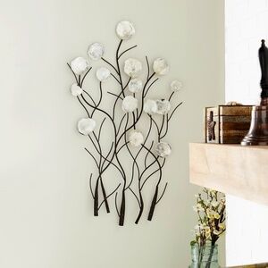 Coastal Abstract Wall Decor - White